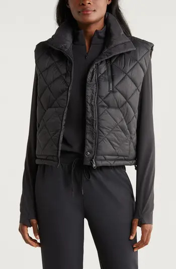 Reversible Quilted Nylon Puffer Vest | Nordstrom