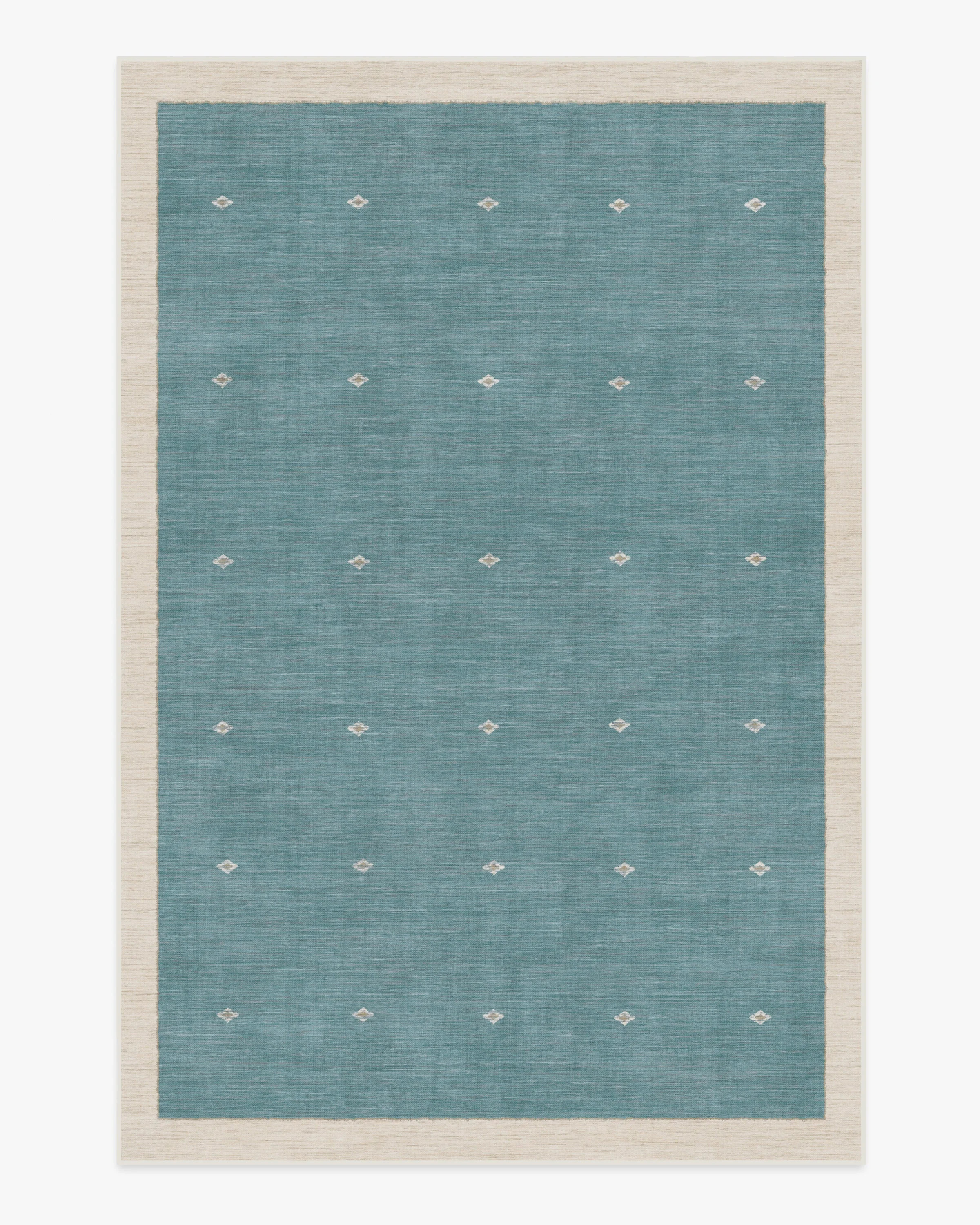 goop Luna Soft Teal Rug | Ruggable