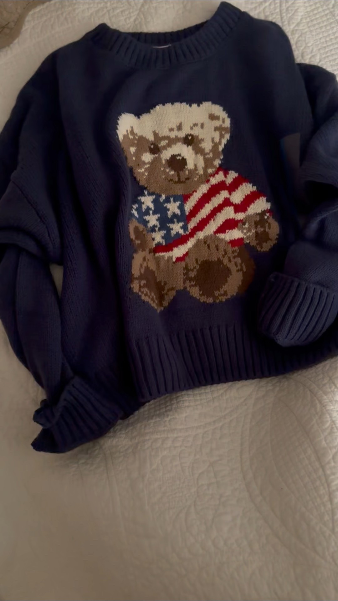 YOU need this women’s RL polo bear look for less! It’s soo and matches cute with the littles too. This is also not a sweat shirt it’s a beauty woven sweater great quality for less. I sized up for a more oversized look and less crop look. 🐻❤️💙🤍

#LTKStyleTip #LTKFamily #LTKSeasonal
