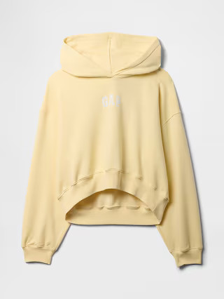 VintageSoft Arch Logo Cropped Hoodie | Gap (US)