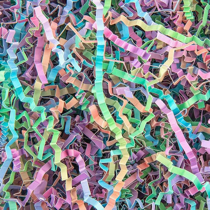 Caleihd Crinkle Cut Paper Grass Cushion Paper Streamer for Christmas Wedding Birthday Bridesmaid ... | Amazon (US)