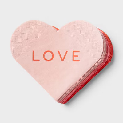 Valentine's Day 30ct Beverage Napkins - Spritz™ | Target