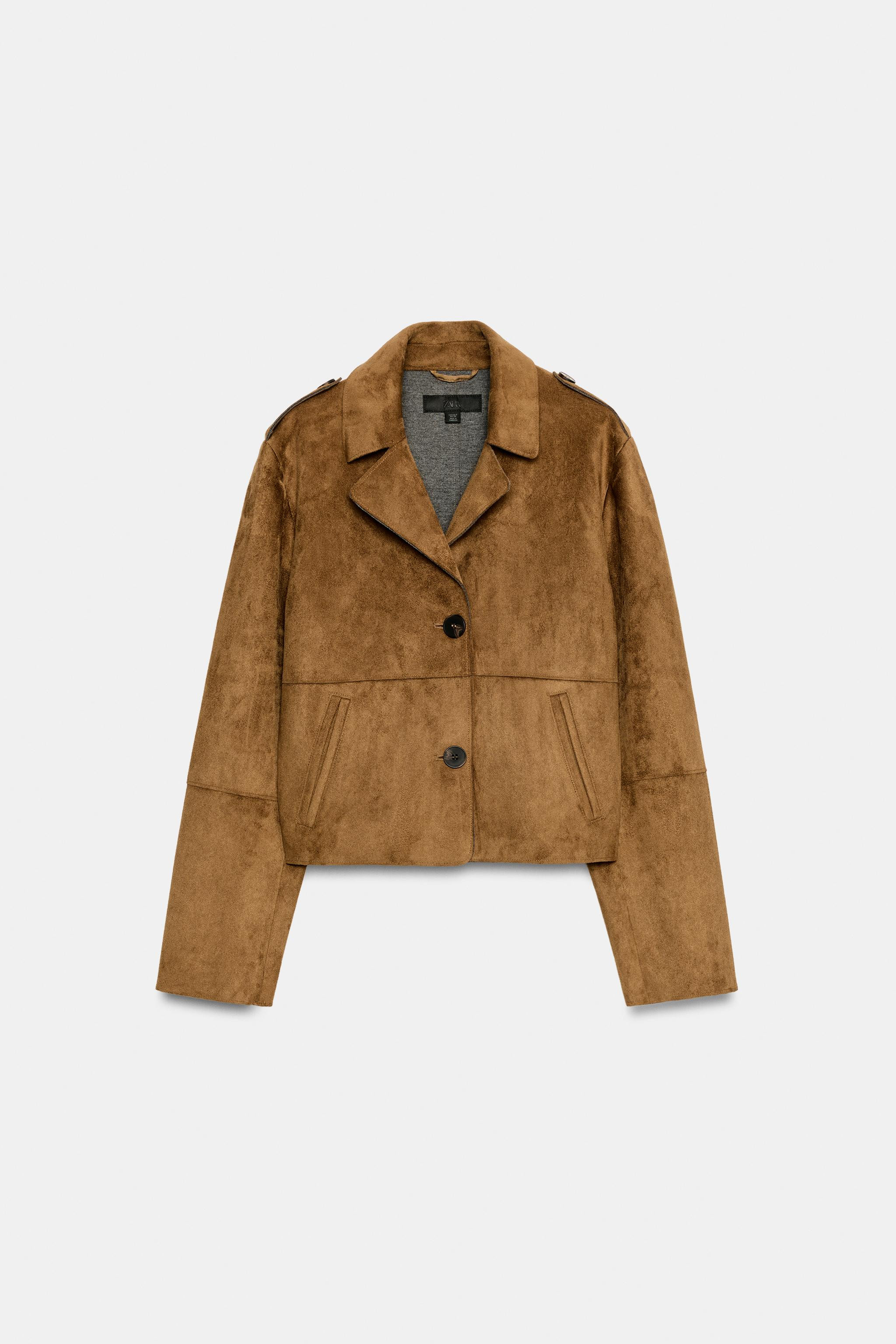 FAUX SUEDE JACKET | Zara US