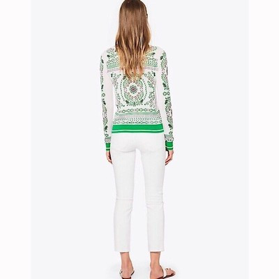 Tory Burch XS Greenfield Garden Party Cardigan Sweater 0 2  | eBay | eBay US