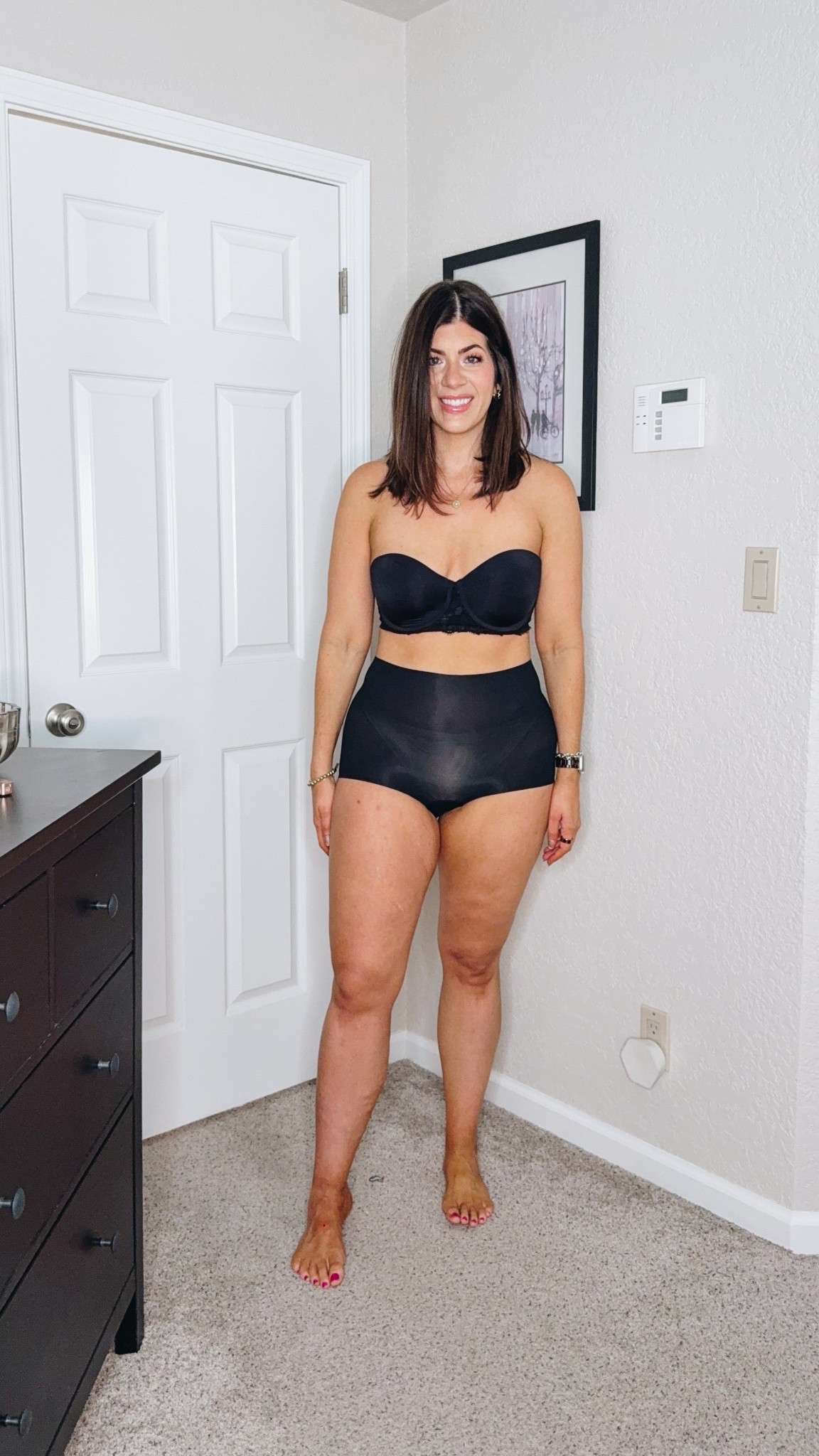 These are size for one size (midst) and one size plus. And yes they are that stretchy! 

#LTKMidsize #LTKSpringSale #LTKFindsUnder50