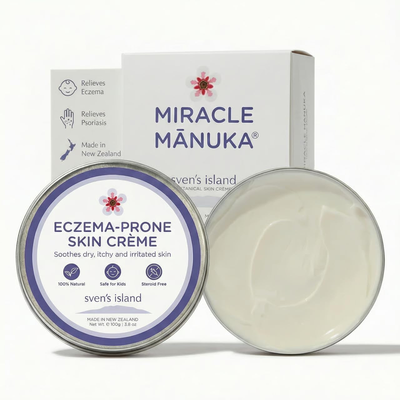 Miracle Manuka Eczema Cream for Dry Skin | Amazon (US)