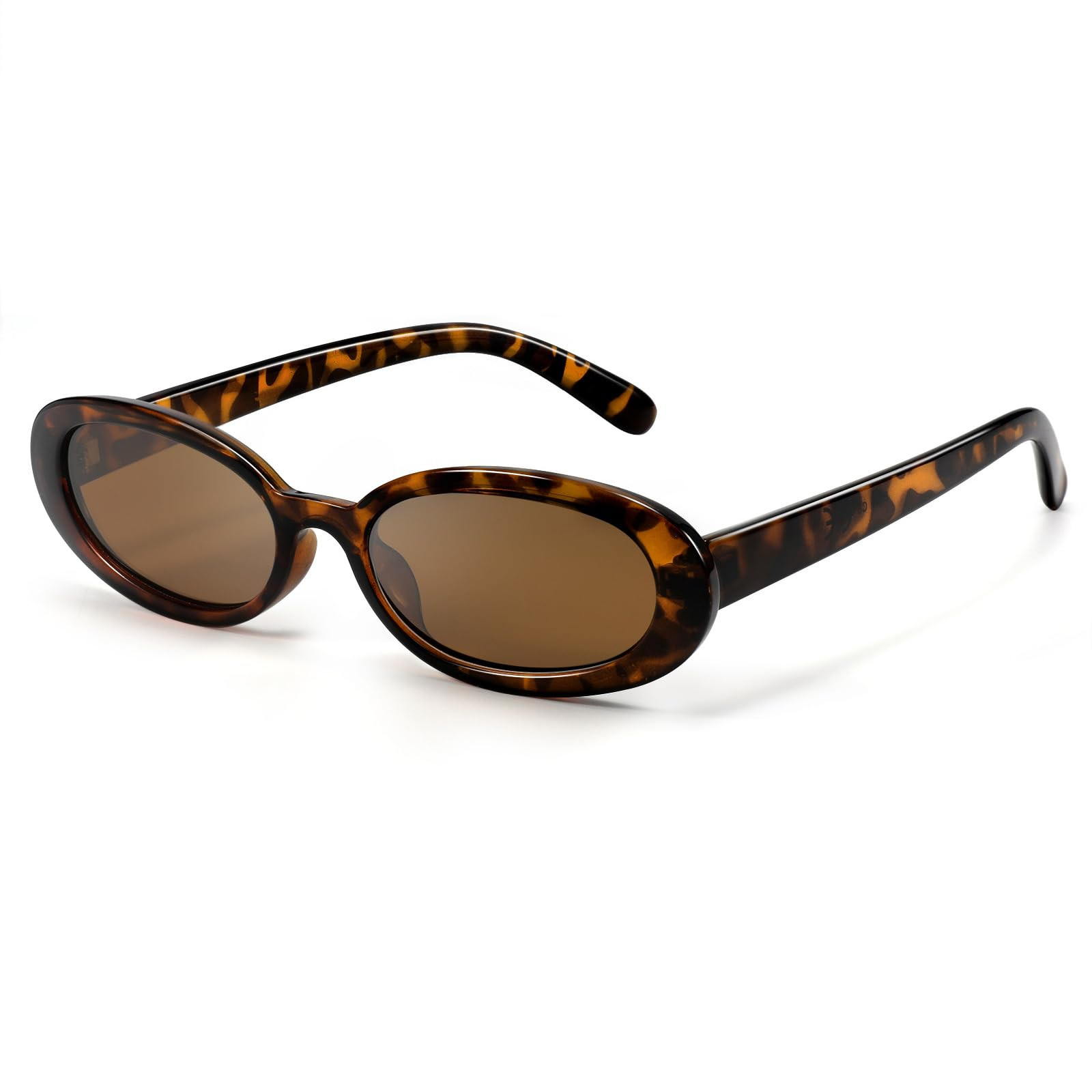 DANAMY Sunglasses Womens Retro Oval Sunglasses for Women Men Fashion Small Oval Sun Glasses 90s V... | Amazon (US)
