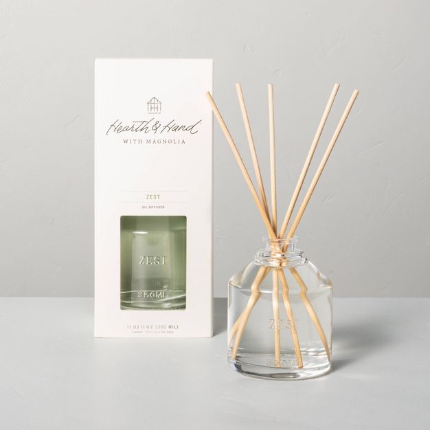12.3 fl oz Zest Oil Diffuser - Hearth &#38; Hand&#8482; with Magnolia | Target