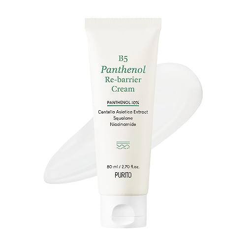 PURITO Panthenol Cream, Glow Skin, Skin Barrier Repair, for All Skin Types, Daily Face Moisturizer, Vegan & Cruelty-Free, Korean Skin Care, Glass skin, 2.70 fl.oz. / 80ml | Amazon (US)