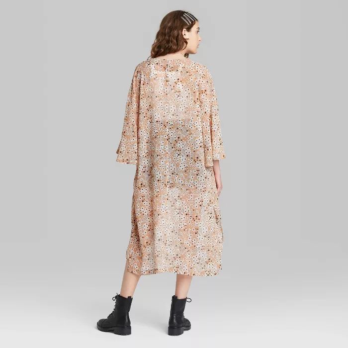 Women's Floral Print Duster Wild Fable™ - Brown | Target
