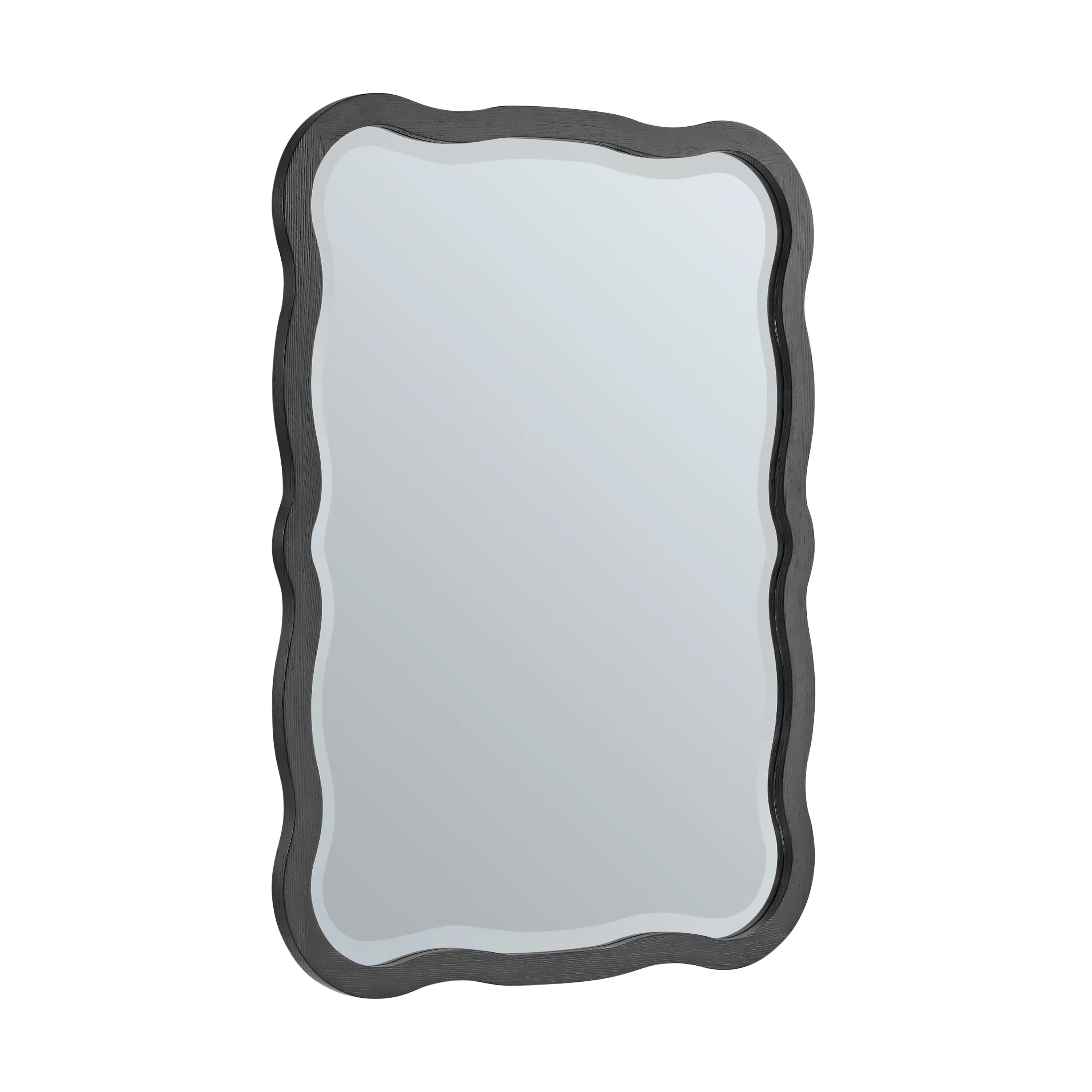 Rowyn Solid Wood Wavy Wall Mirror | Wayfair North America