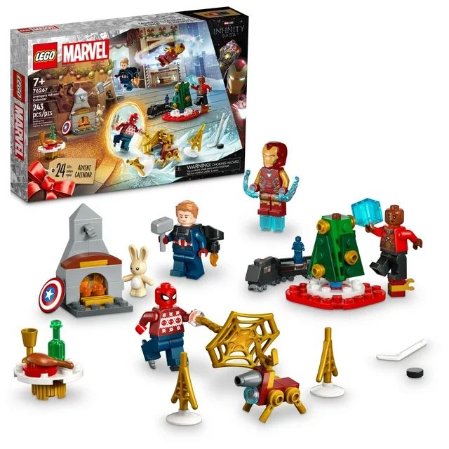 LEGO Marvel Avengers 2023 Advent Calendar 76267 Holiday Countdown Playset with Daily Collectible ... | Walmart (US)