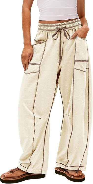 Yanekop Women's Baggy Wide Leg Palazzo Pants | Amazon (US)