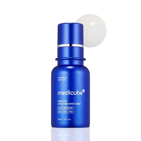 Medicube Zero Exosome Shot 2 000 PPM Spicule Facial Serum | Liquid Skin Booster Serum | Exosome AHA+BHA+PHA | Pore Minimizer Dead Skin Cells Improvement | Korean Skin Care 1.01 fl.oz | Walmart (US)