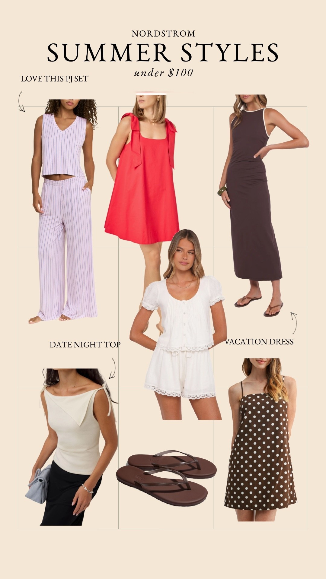 Nordstrom Summer styles under $100