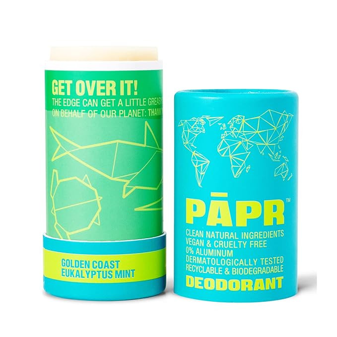 PAPR - Nature Powered, Clinically Proven, All Natural Deodorant in Zero Waste Paper Packaging (Go... | Amazon (US)