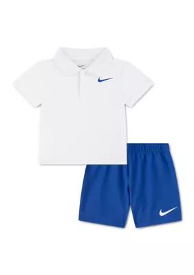 Nike Baby Boys Polo Shirt and Shorts Set | Belk