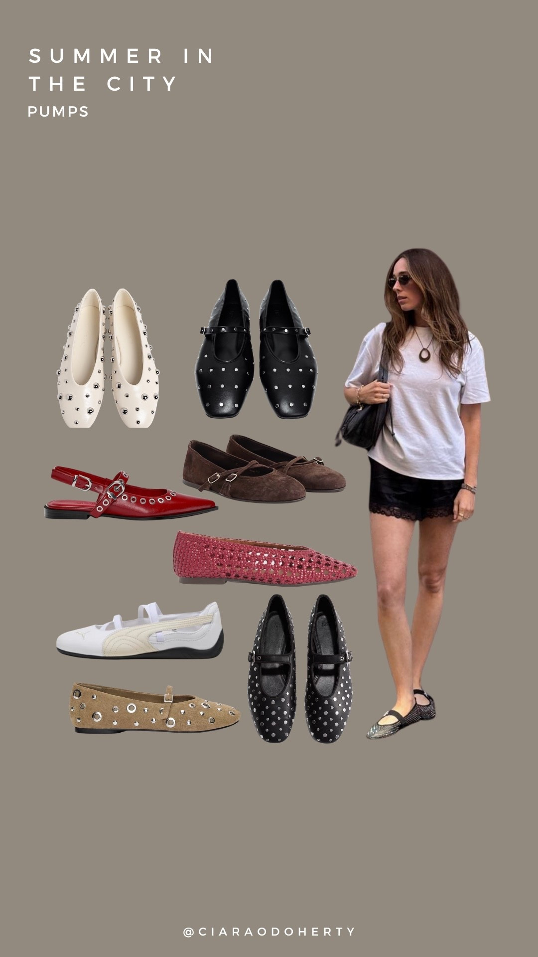 Summer in the city
ballet pumps, studded pumps, leather pumps, crochet pumps 


#LTKireland #LTKeurope #LTKsummer