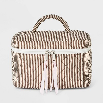 Vanity Top Handle Makeup Pouch - Wild Fable™ Brown | Target