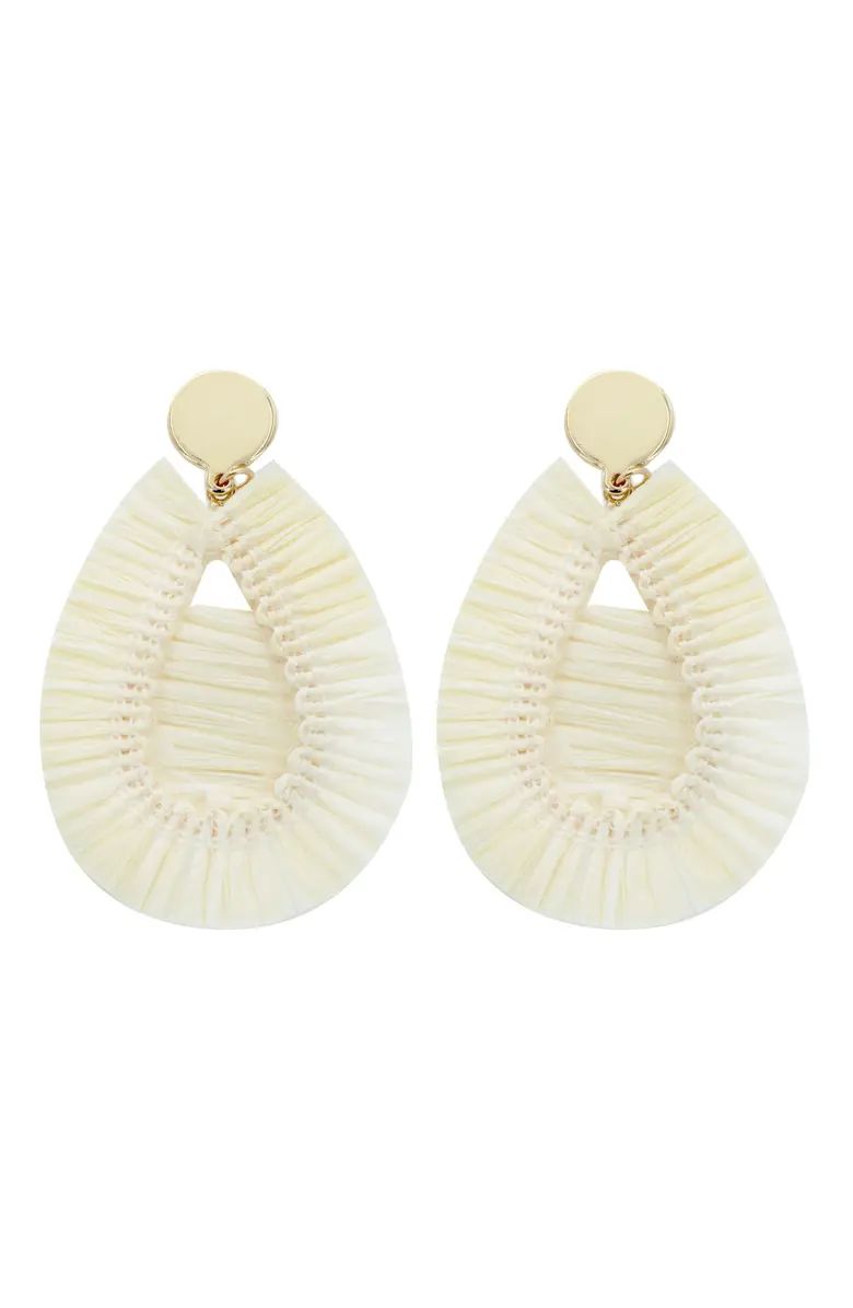 Panacea Raffia Teardrop Earrings | Nordstrom | Nordstrom