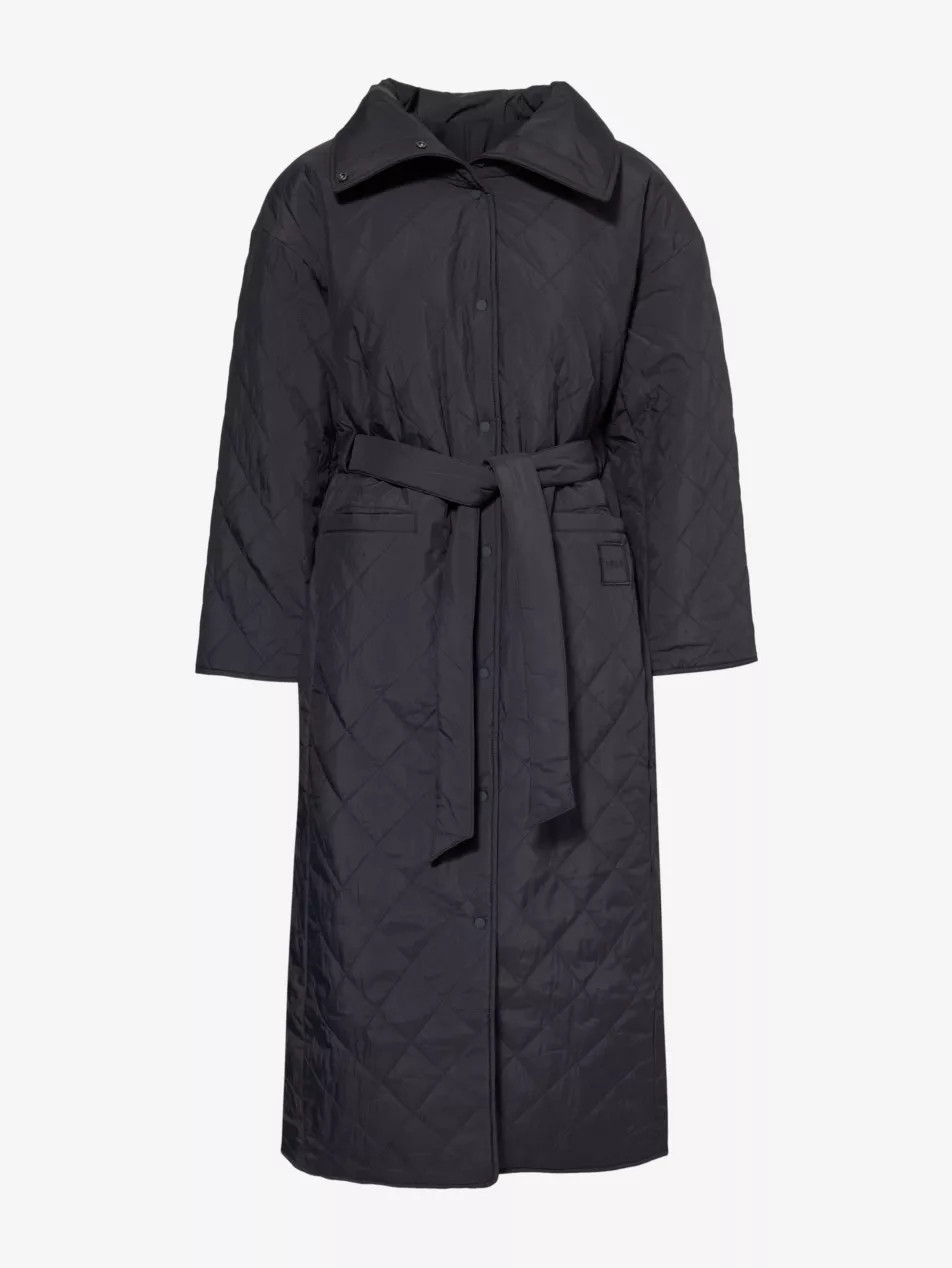 Reversible padded relaxed-fit recycled-polyamide coat | Selfridges