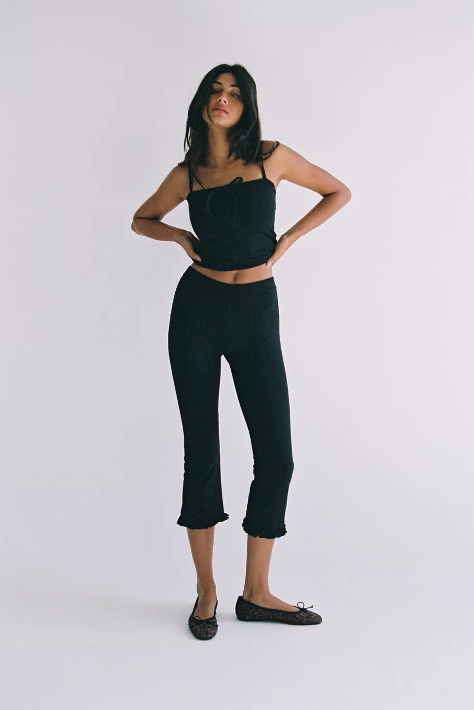 RAT BOI Ruffle Capri Pants | Urban Outfitters (US and RoW)