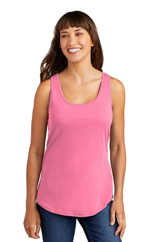 Port & Company Women's Core Cotton Tank Top-LPC54TT-3XL-Neon Pink | Amazon (US)