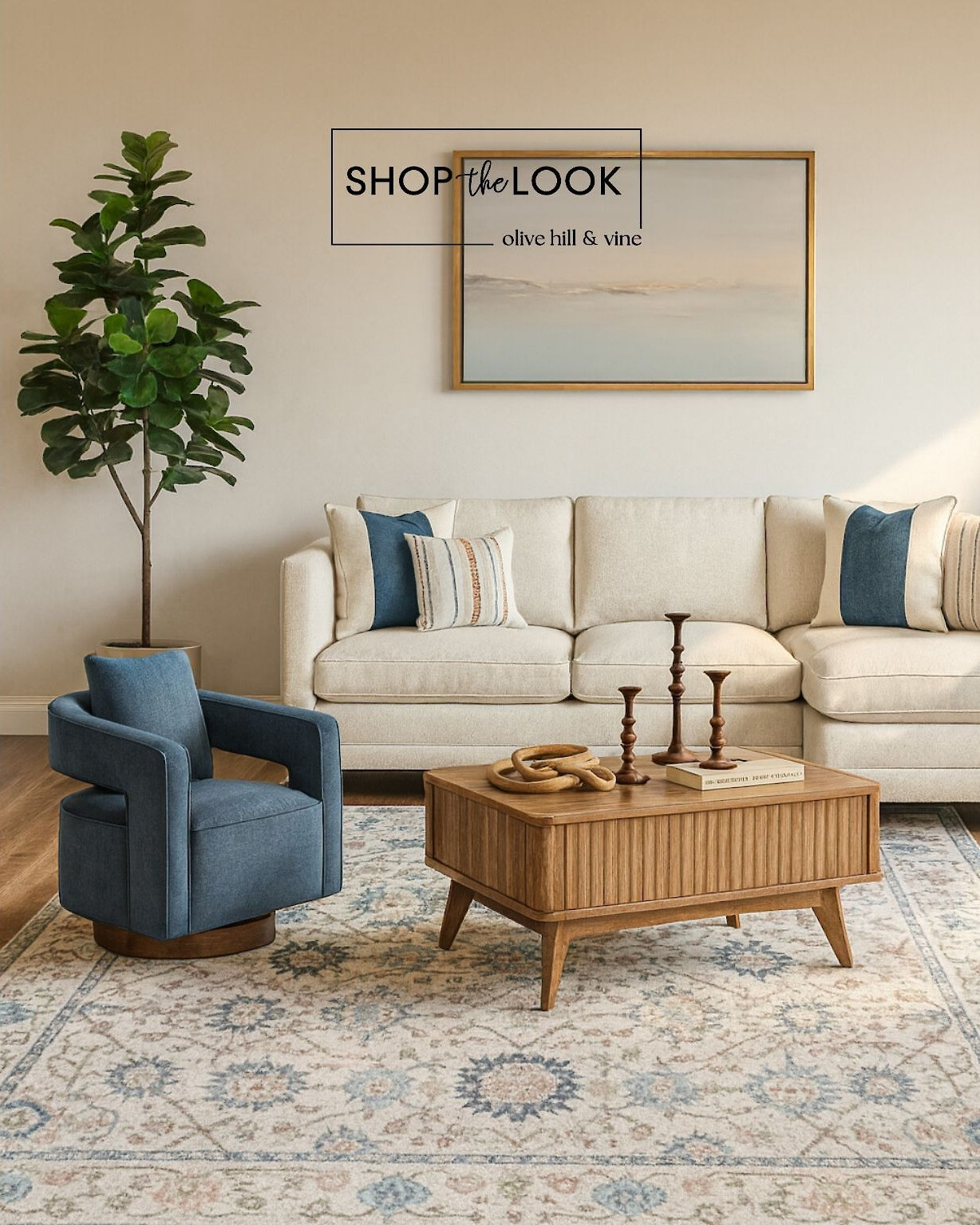 This living room nails the balance of comfort and style—plush modular sectional, washable floral rug, and a swivel chair for easy lounging. Layered textures, soft tones, and modern details make it feel polished yet totally livable. 

 

#LTKHome #LTKStyleTip #LTKFamily