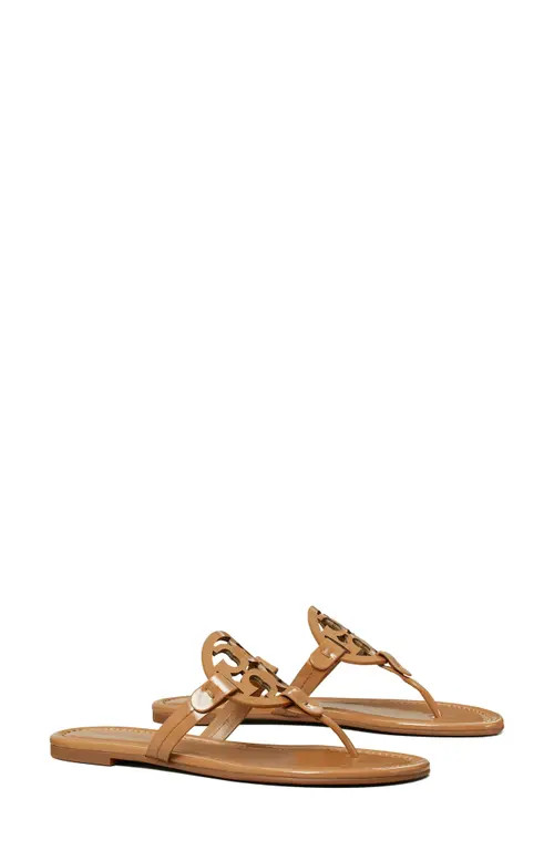 Tory Burch Miller Thong Sandal in Tan at Nordstrom, Size 4.5 | Nordstrom
