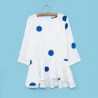 3/4-Sleeve Polka-Dot Peplum Top | YesStyle Global