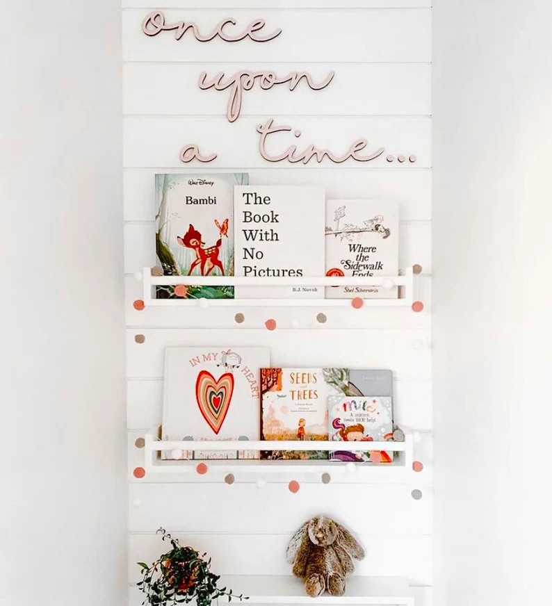 Once upon a time cutout | Kids bedroom decor | Nursery wall decor | Etsy (US)