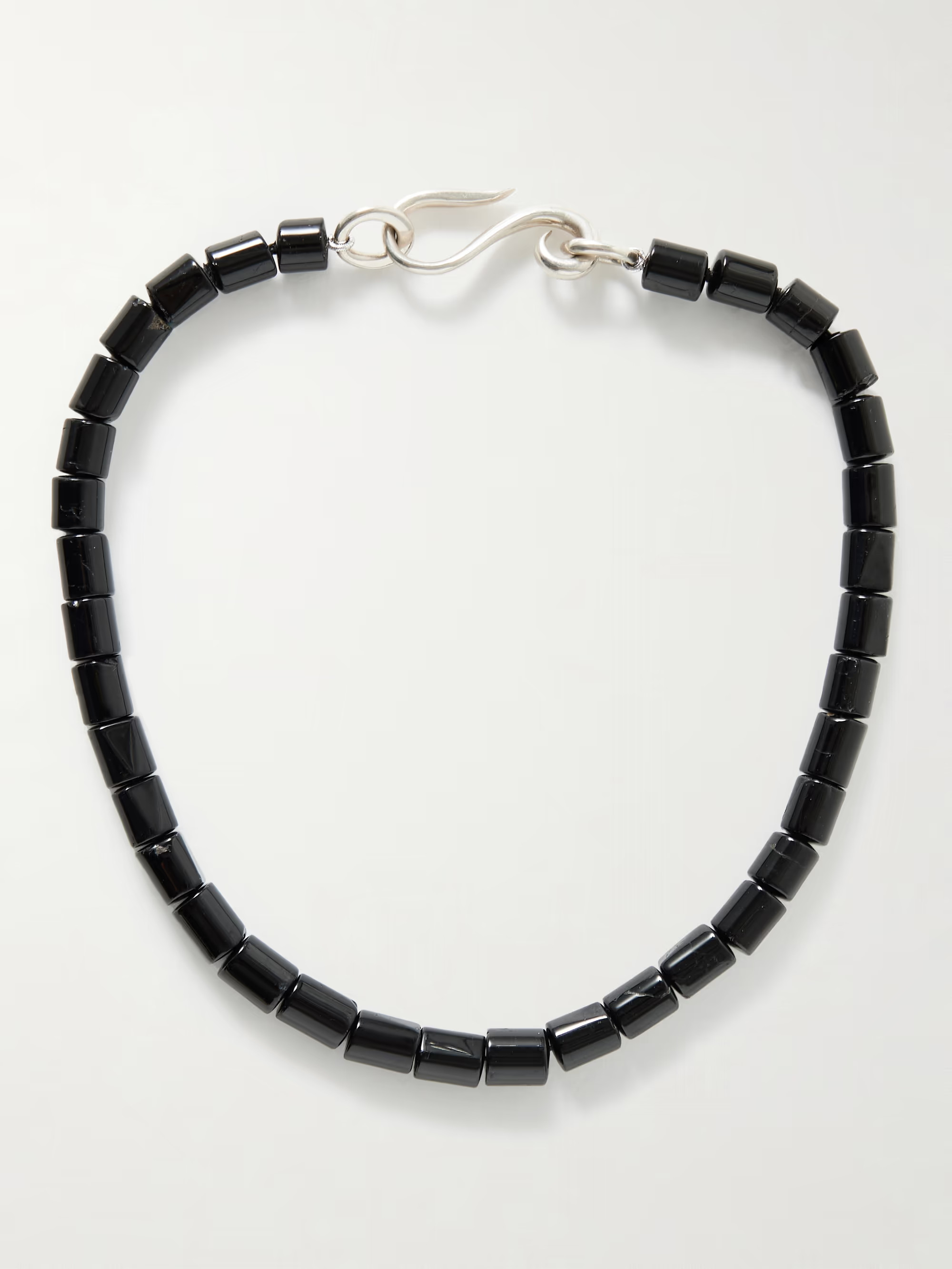 Deco silver onyx choker | NET-A-PORTER (US)