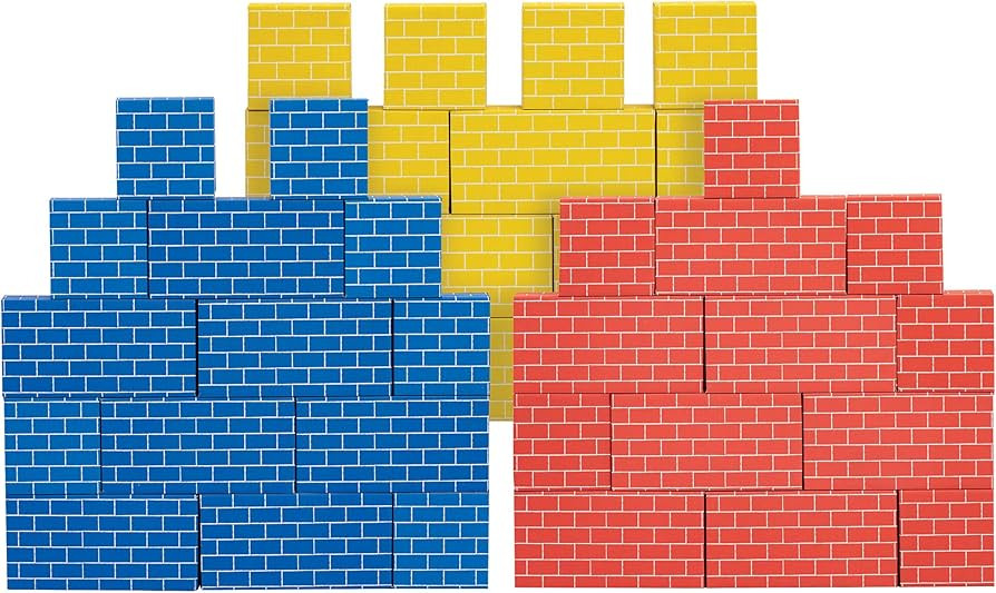 Bankers Box at Play Cardboard Building Blocks, 40 Pack, Large and Medium Montessori Toy Blocks fo... | Amazon (US)