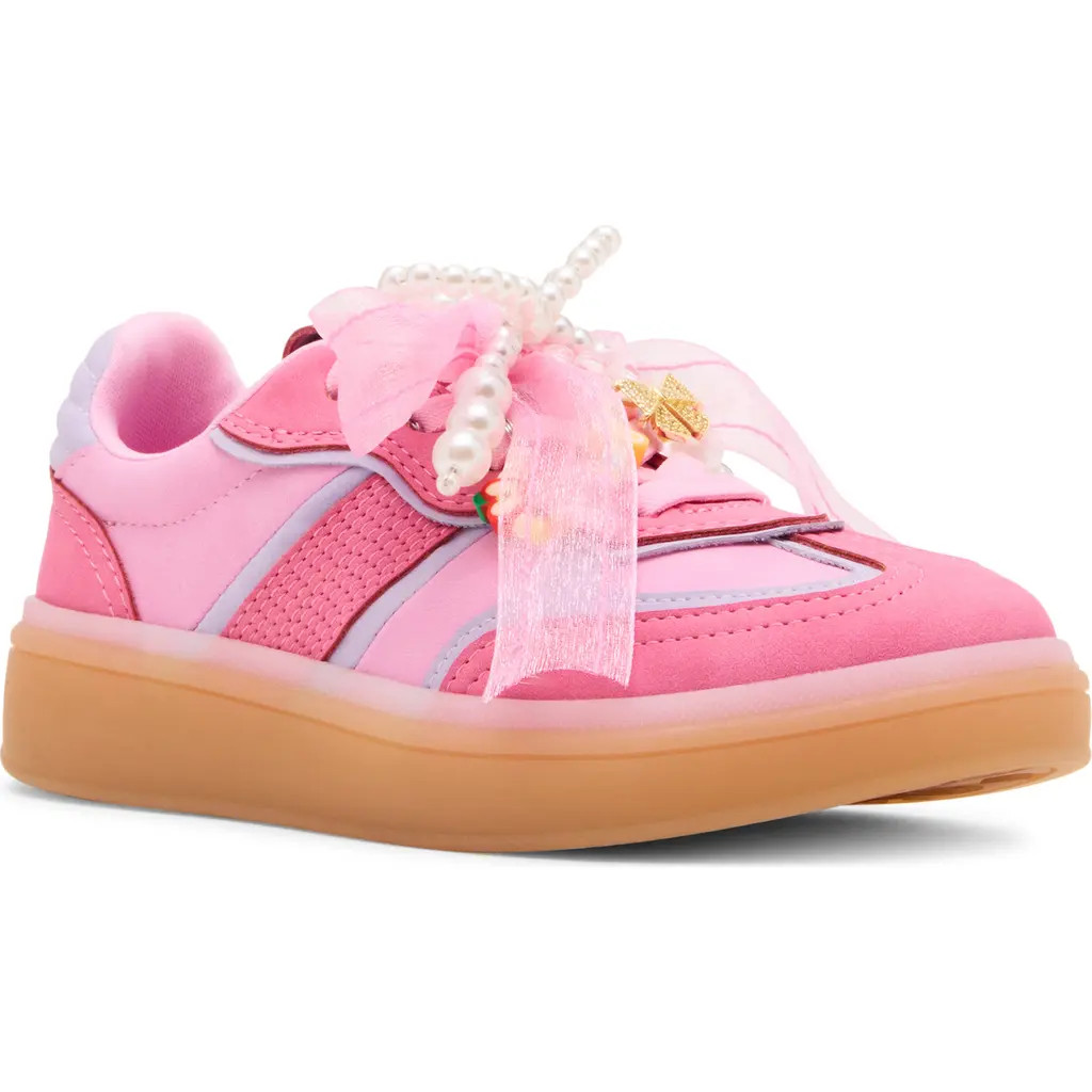 Steve Madden Kids' JSianna Platform Sneaker in Pink Multi at Nordstrom, Size 1 M | Nordstrom