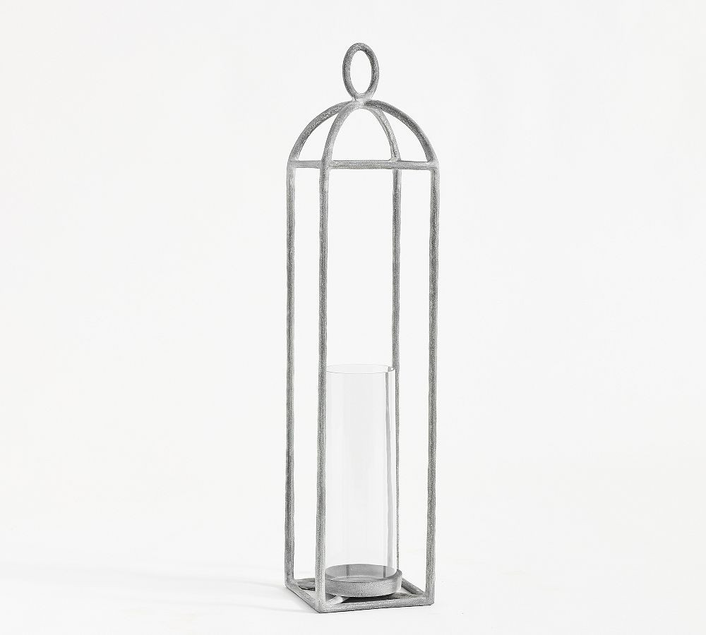 Fallon Outdoor Lantern: Zinc: Large 38 | Pottery Barn (US)
