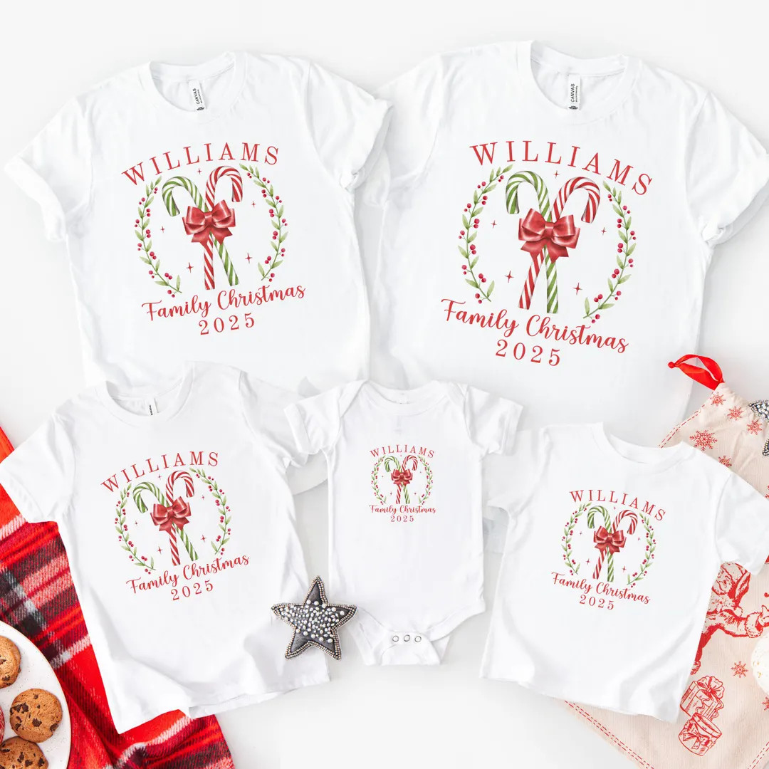 Family Christmas Group Shirts Matching Holiday Shirts Custom Family Christmas Gathering Shirt Chr... | Etsy (US)