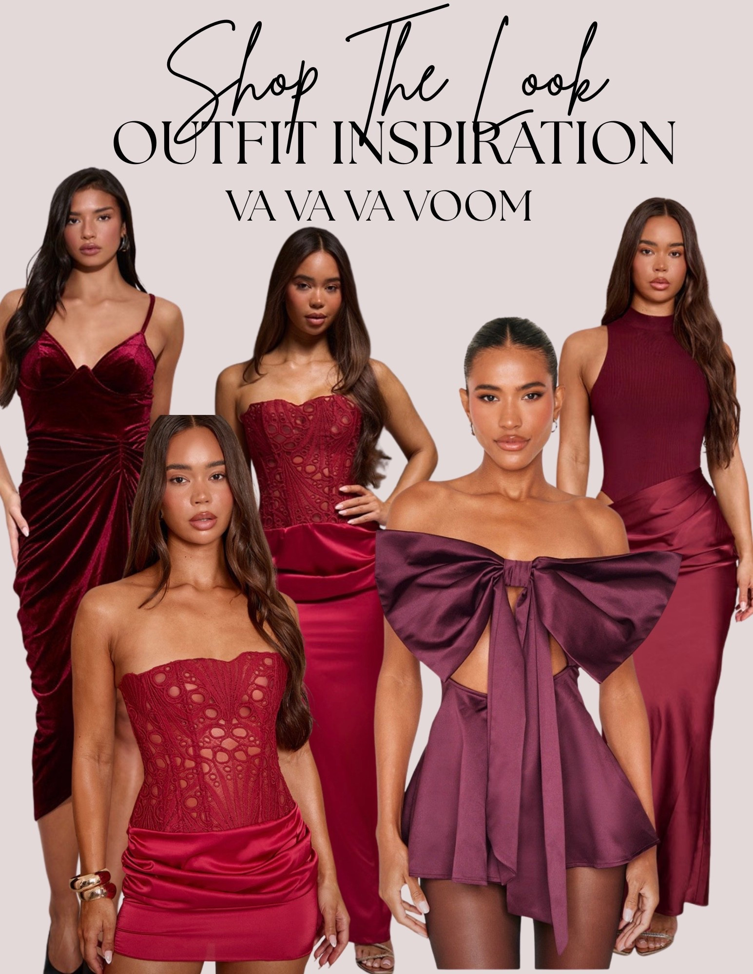 Purple burgundy holiday party event dresses. Red satin corset. Maxi dress. Bow front romper dress. Burgundy velvet midi dress.

#LTKWedding #LTKHoliday #LTKFindsUnder100