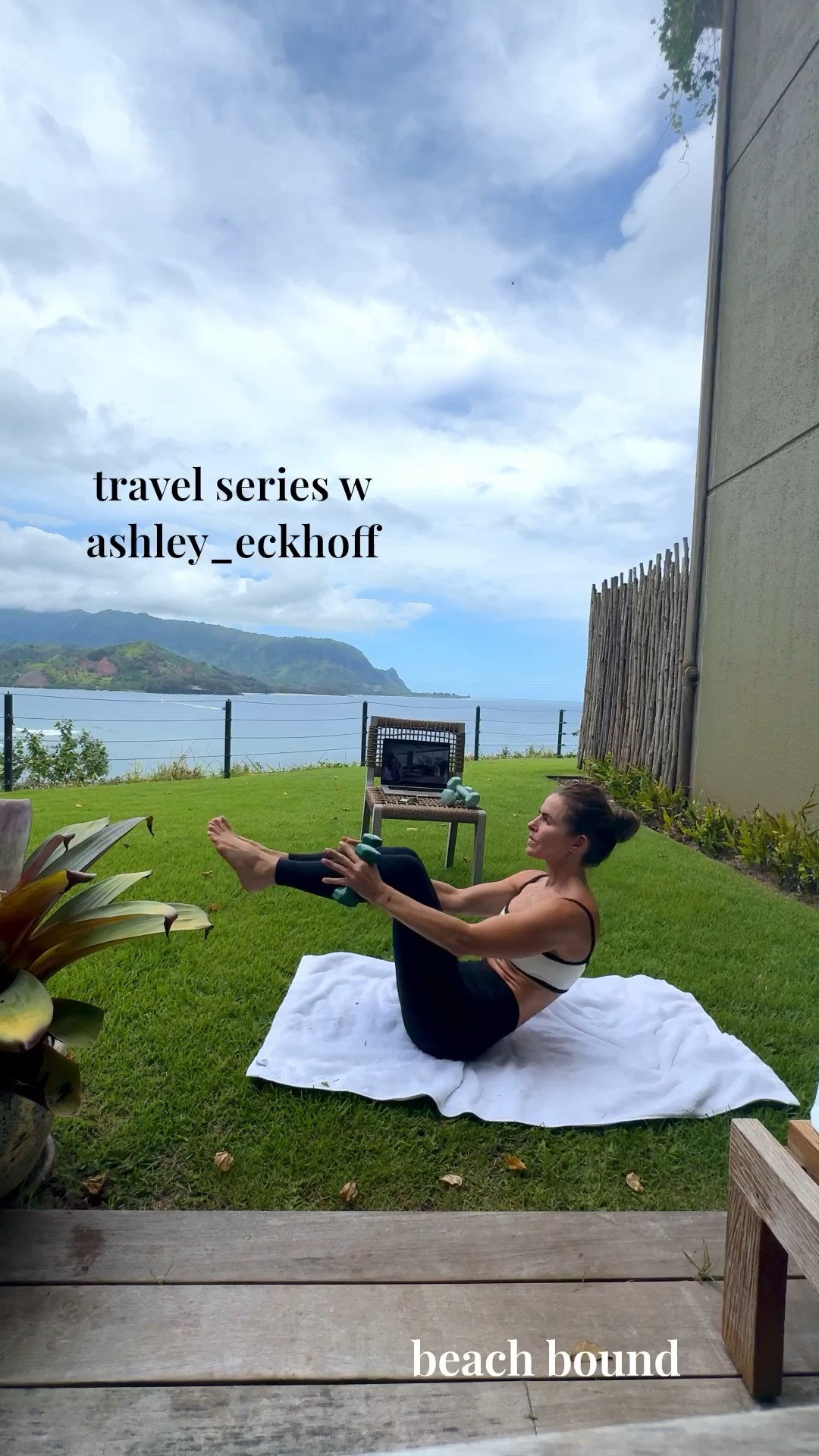 doing the new travel series here at @1hotel.hanaleibay in my backyard for the week with my 3 girls & @ashley_eckhoff & kelly it’s simply the best at-home (or at-hotel) workout around (& no equipment is needed) 

shop all my fav workout & wellness essentials below + my fav wkout set too...

wearing small top & x-small leggings 


#LTKTravel #LTKActive #LTKBeauty