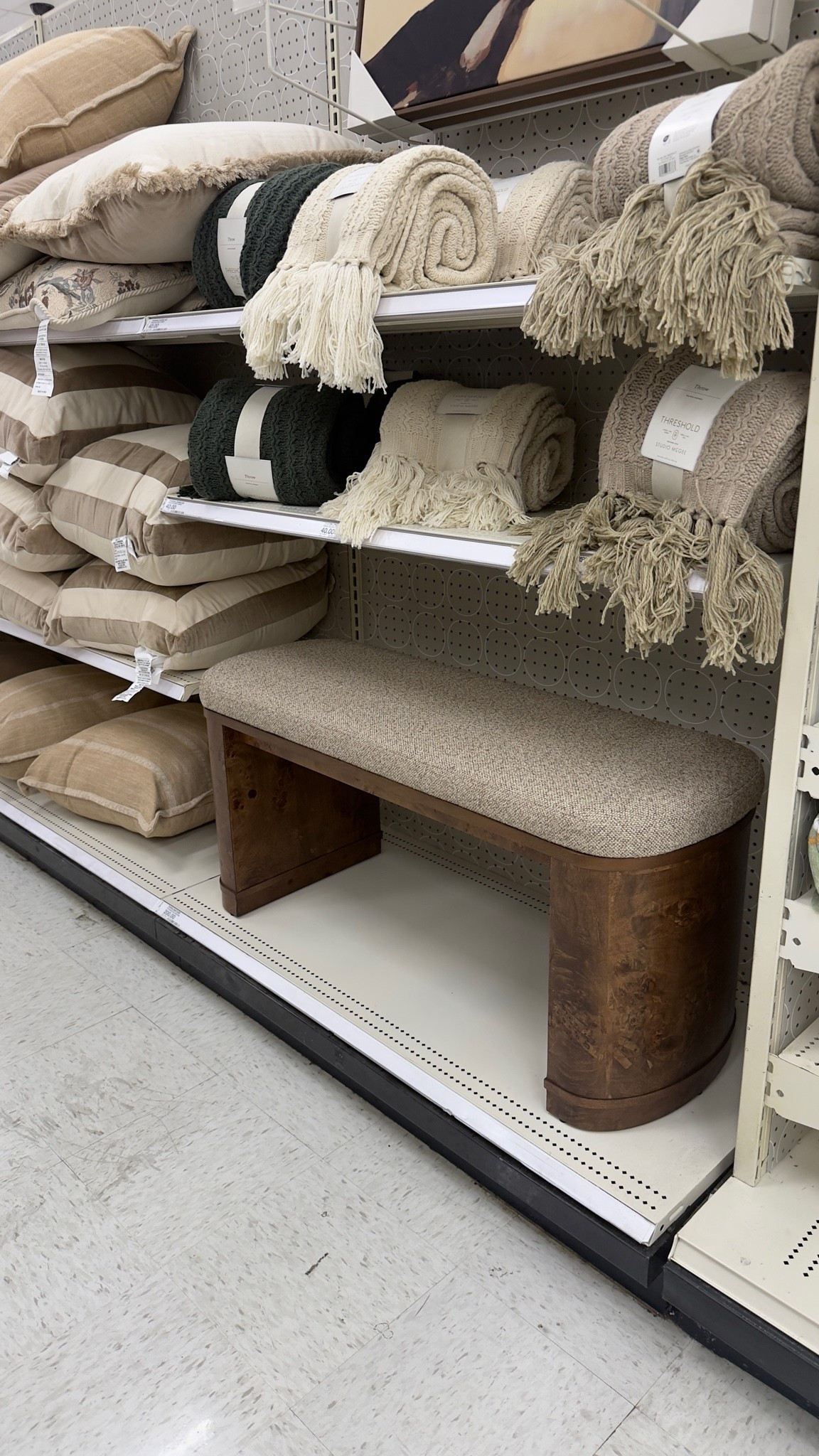 I absolutely love this bench! I’m thinking about getting this for the foyer of my home. Target home, neutral home decor

#LTKHome