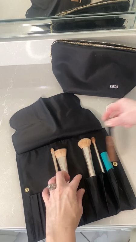 Makeup bag, travel, beauty tips, resort style, vacation, makeup organization, travel topaz Kusschi bags. Use code emily10, Valentine’s Day gift, Galentines day gift 

#LTKFind #LTKGiftGuide #LTKbeauty