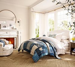 Love Reversible Handcrafted Quilt | Pottery Barn (US)