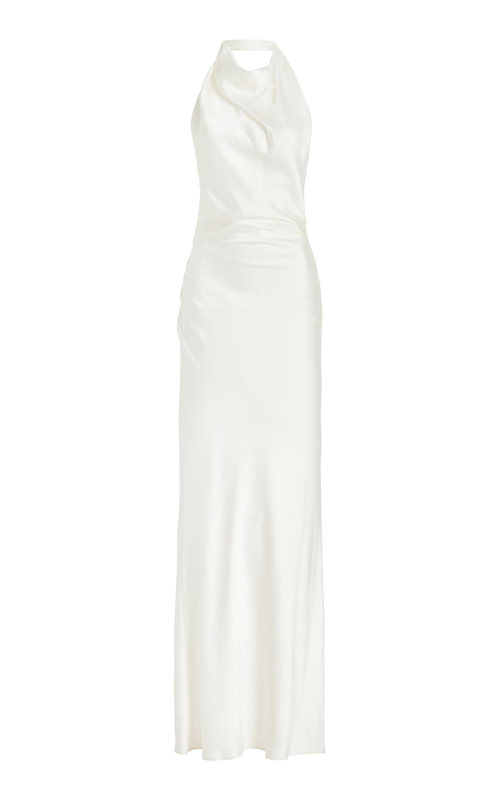 Reannon Draped Satin Gown | Moda Operandi (Global)