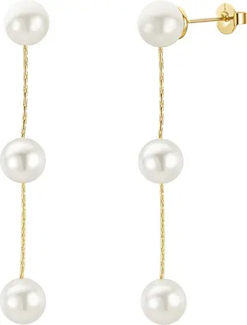 Untamed Petals Lilly Pearl Drop Earrings | Nordstrom | Nordstrom