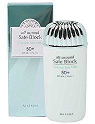 MISSHA All Around Safe Block Essence Sun Milk 2.37 Oz/70Ml | Amazon (US)