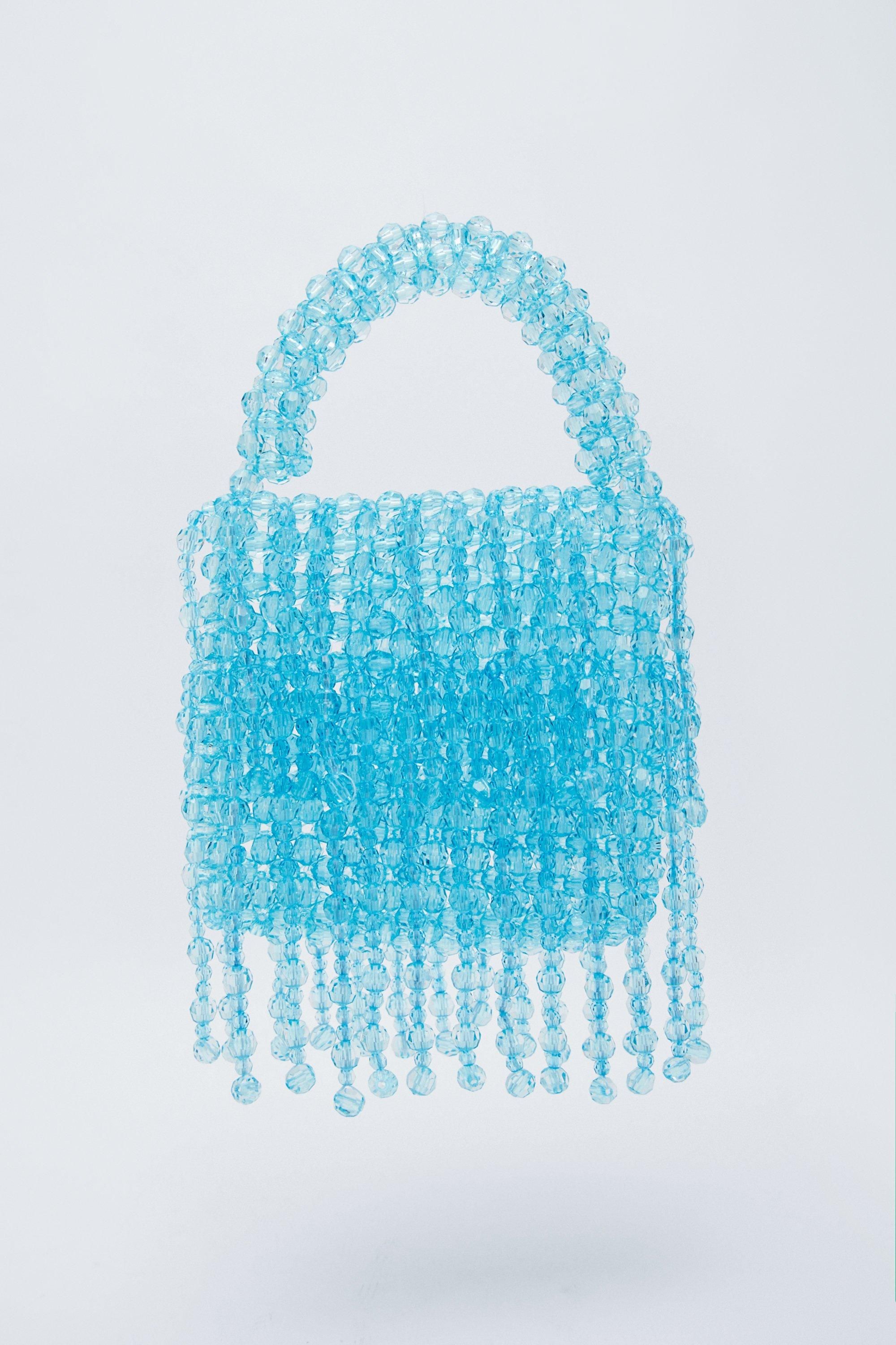 Crystal Beaded Drop Embellished Mini Bag | Nasty Gal (US)