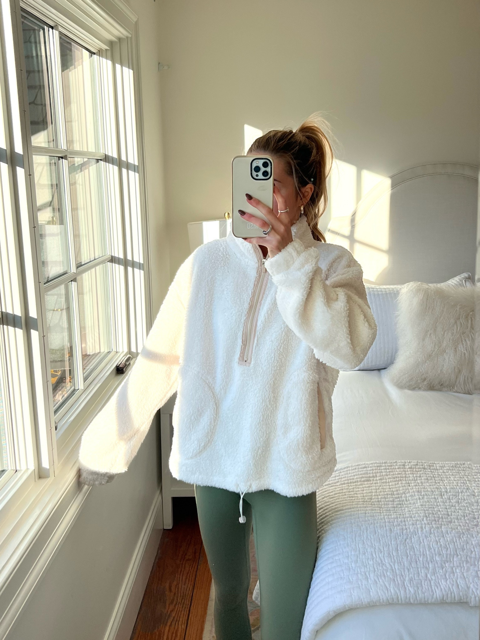 coziest pullover for only $10! I’m wearing a size L 

Sherpa, pullover, cozy clothes, fleece jacket

#LTKSeasonal #LTKActive #LTKfindsunder50