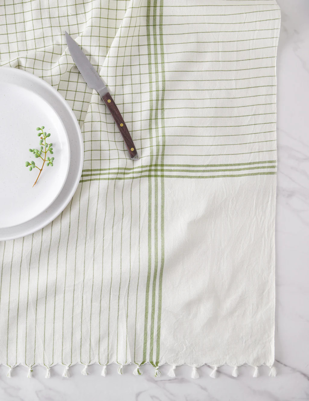 French Lattice Tablecloth | Lulu and Georgia 