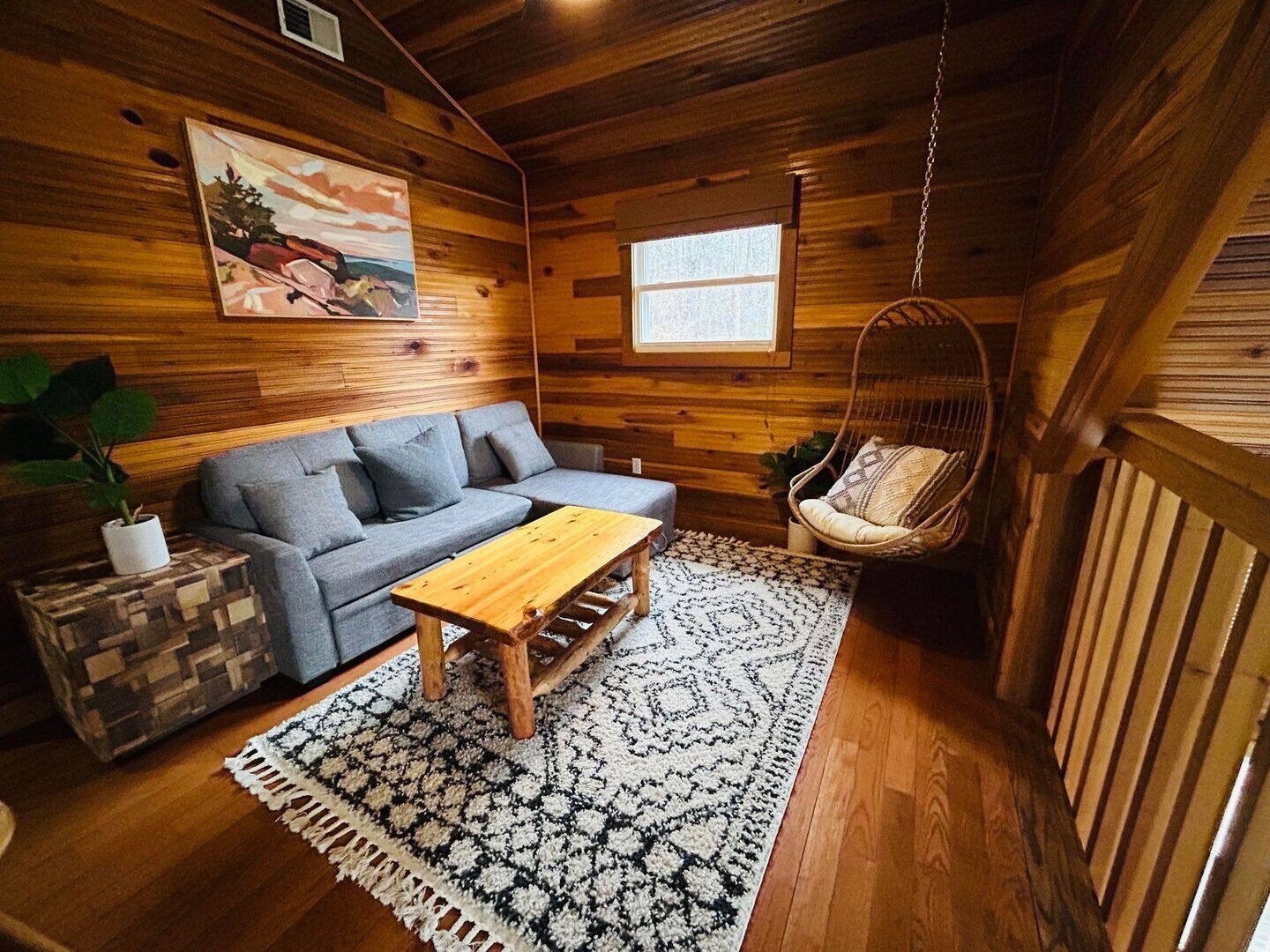 Bringing cozy charm to the Red River Gorge. For the look, I wanted to preserve the traditional cabin aesthetic while adding some newer touches and incorporating a non-pretentious but stylish vibe.

Here are some of the items I have in my cabin’s bonus lounge area! 

#RedRiverGorge #AirbnbStyle #CabinDecor #CozyCabinVibes #VacationRentalDesign #RusticModern #CabinGoals #HostEssentials #LTKhome #LTKcabin #LTKairbnb

#LTKTravel #LTKHome