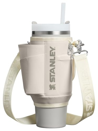 STANLEY All Day Quencher Carry All for 30 oz Tumbler with Handle | Crossbody Bag with Phone Holder Pocket, Card Sleeve & Detachable Strap | Water Bottle Carrier Bag | BPA-Free | Cream | Amazon (US)
