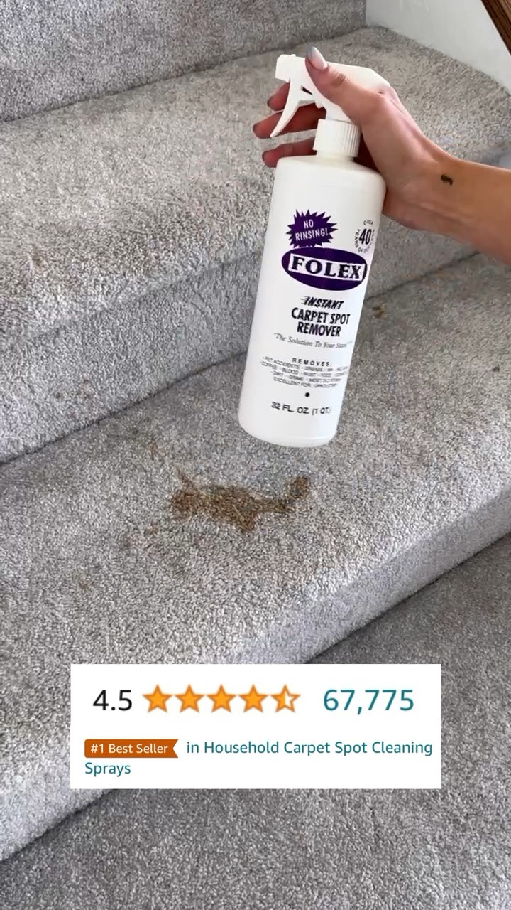 The best carpet and upholstery stain remover! It gets EVERYTHING out! 🙌🏼

#LTKmomlife #LTKHome #LTKvlog
